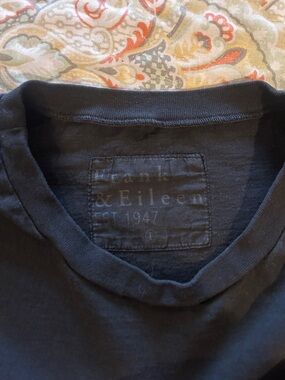 Frank & Eileen Black Theo Tee Shirt L